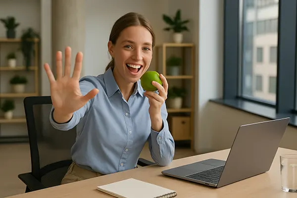 Quick desk exercises